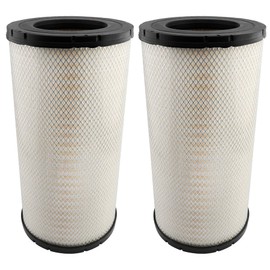 RS3534 Baldwin Engine Air Filter 25.2''x12.8'' Compatible with Peterbilt 378 379 388 Kenworth W900 Western Star 4900 EX FA SA Replaces AF25248 LAF3302 46863 6863 6863 TR518（2 Pack）