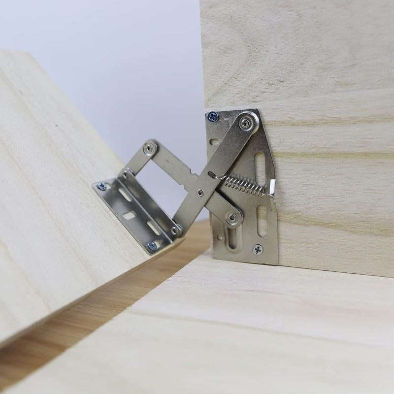 MOUMOUTEN 2 Sets Scissor Spring Hinge, Door Cabinet 45 Degrees