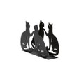 Cat Napkin Holder – Artistic Matte Black Napkin Stand for