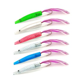 Orurdo qb100266a02n0 Bow Angle Tsunold B Surf Trolling Lures 5 Colors, Set of 6 in 2.4 inches (60 mm)