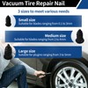 ZestEcho 86Pcs Tyre Repair Kit Rubber Nails Screws Puncture Tool