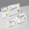 ECKEK Acrylic Label Holder Price Tag Displays Sign Holder Data