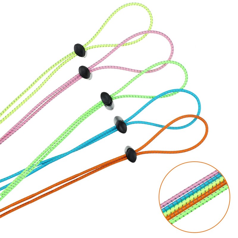 Frienda 10 Sets Goggle Bungee Straps for Swim,Adjustable Replacement Bungee