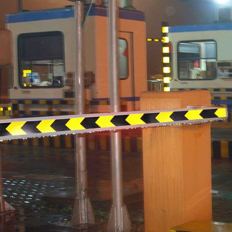 AISEY Reflective Safety Tape (Gold Yellow/Black, 2" x30ft)