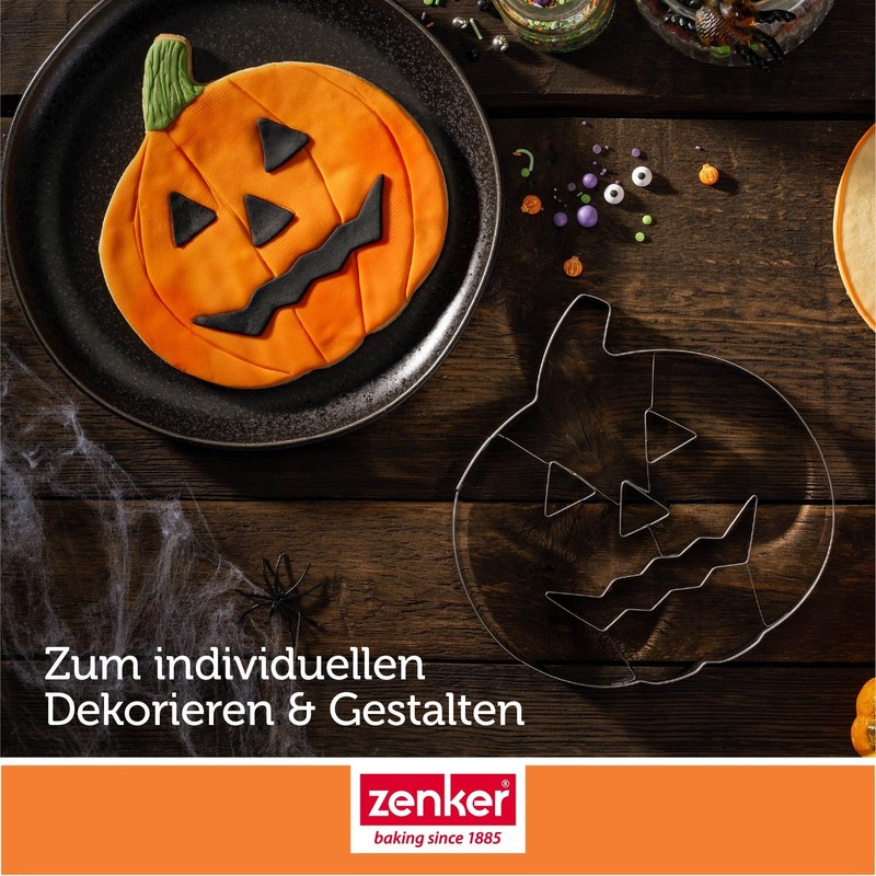 ZENKER XXL Cookie Cutter Pumpkin Head