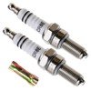 Amazleer 2 x CR8E Spark Plugs for Motorcycle, High Performance