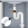 Toilet Waste Pipe Connector 260mm-500mm Toilet Pan Connector Universal WC