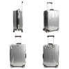 Linpr Transparent PVC Suitcase Cover, No Disassembly Required Clear Luggage