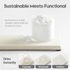 2PCS Bathroom Sink Vanity Trays, Water Absorbing Diatomite Stone Drying