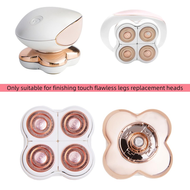 Legs Shaver Replacement Heads for Finishing Touch Flawless Women's Electric