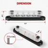 RED WOLF 150A 12V Bus Bar with Cover, Power Distribution