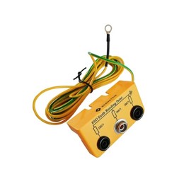 BERNSTEIN ESD Grounding Block 1 x 10 mm Push Buttons and 2 x 4 mm Banana Plug Socket 3 x 1 MOhm Connection