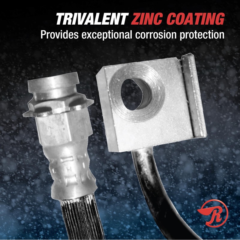 Raybestos Element3 Replacement Hydraulic Front Brake Hose with Hardware -