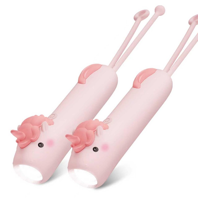 Tremdwoto Toddler Flashlight, Cute Unicorn Kids Flashlight for Girls &