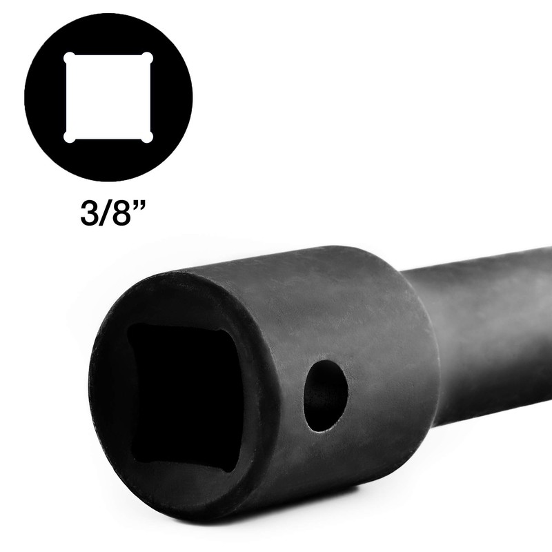 NEIKO 00234A 3/8-Inch-Drive Impact Extension-Bar Set, Made with CrV Steel,