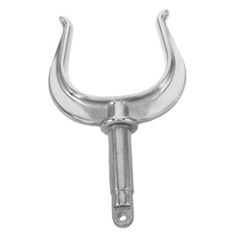 BESPORTBLE Stainless Steel Paddle Ring Bracket for Boat Accessories Socket Mount Marine Row Boat Oarlock Side Mount