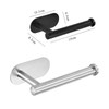 Envibe Toilet Paper Holder Self Adhesive - Bathroom Toilet Paper