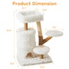 Keygarzone 35-Inch Cat Tree for Indoor Cats, Multi-Level Tower with