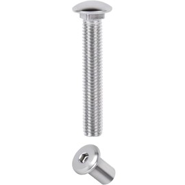 4 Pcs Trailer Hasp Bolt Kit, 2 in Trailer Hasp Bolt, Hasp Bolt Kit for Trailer, Heavy Duty Trailer Hasp Barrel Bolt Kit, Stainless Steel Trailer Hasp Bolt Kit for Trailer Cam Action Hasp