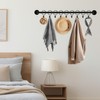 Ginbel Direct 24 Pack 2 Inches Curtain Rings with Clips,