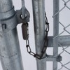 1-3/8" Chain Link Fence Gate Post Hinge, Galvanized Fence，4pcs for