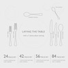 Robert Welch Aston Bright, 7 Piece Cutlery Place Setting. Made