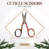 Nail Scissors, Professional Cuticle Scissors, Extra Strong Curved Manicure Scissors,