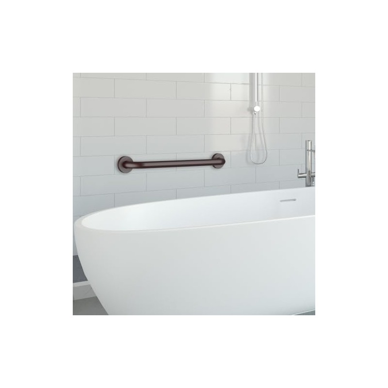 2 Pack Grab Bars for Wall Oil Brown, Safety Shower