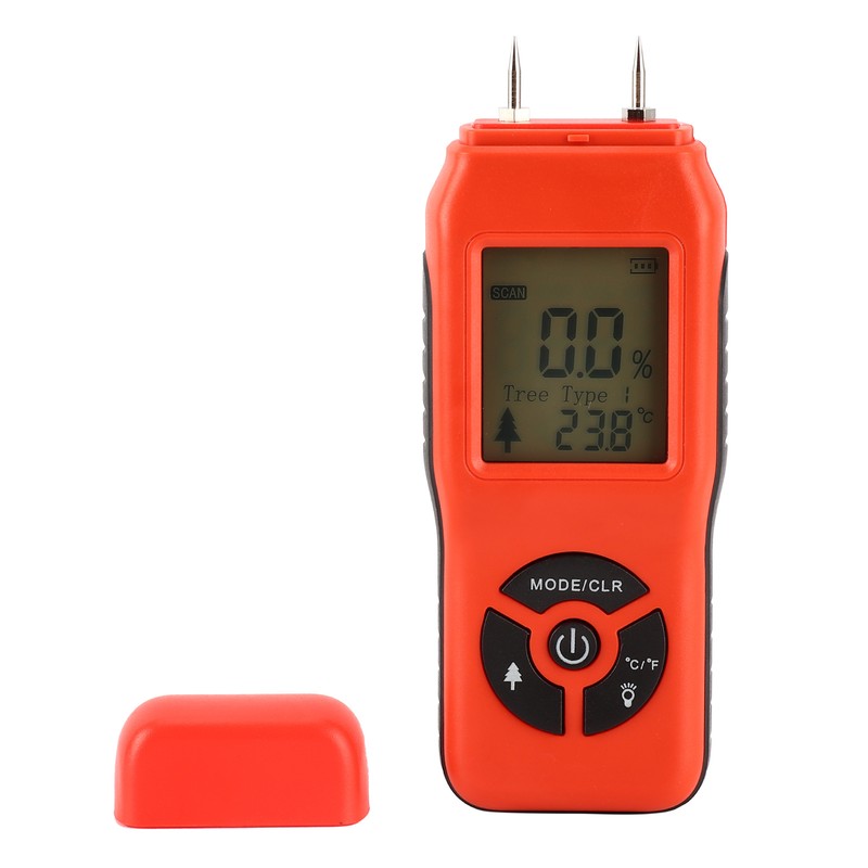 Professional Handheld Digital Wood Moisture Meter Portable LCD Display Wood