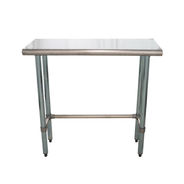 Stainless Steel Food Prep Appliance Storage DIY Work Table Open