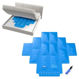 Sagging Mattress Support -12 Zone Customizable Air Support System - One Size Fits All Solution - Inflate the Sections Needed for Targeted Support & Fold Under the Uninflated Cells for Twin & Full Size
