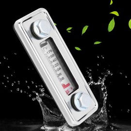 Joyzan Oil Liquid Level Meter, Transparent, Intuitive Display, Hydraulic System, Good Self-Sealing, Precise Sensor, Alloy Glass Tank Viewing Device, (LS-3)