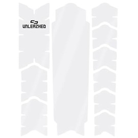 unleazhed Bike Protection BP01 S Frame Clear Glossy, Frame Protection Film for Mountain Bikes, Made in Germany, 10-Piece Frame Protection Set, Extremely Tear-Resistant