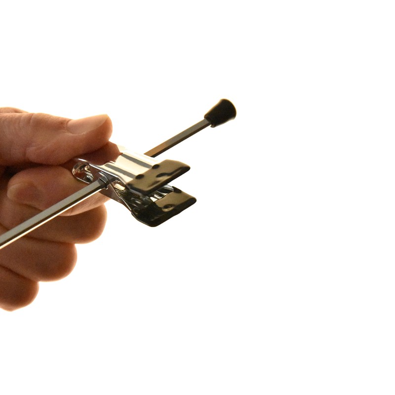Hagspiel Kleiderbügel, Klammernbügel aus Metall, verschiebbaren Metallklammern (10 St. 30