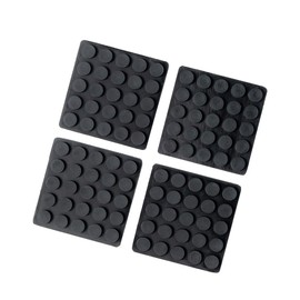 Tokyo Soundproofing Anti-Vibration Supplies OA Insulator THI-500, 2.0 x 2.0 x 0.7 inches (50 x 50 x 17 mm), Pack of 4