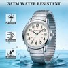 GOLDEN HOUR Mens Watches Easy Read Casual Dress Watch for
