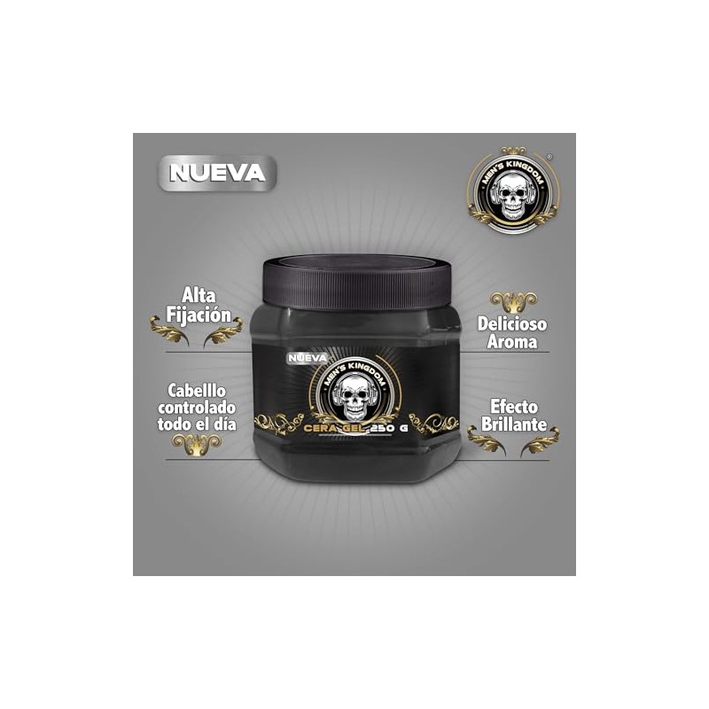 Men's Kingdom® by Aqua Net® Cera Gel para cabello 250