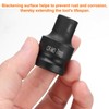 HARFINGTON 4 Point Square Socket 1/2" Drive 7mm Metric Square