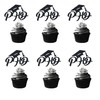 Arthsdite 24Pcs Congrats PHD Cupcake Toppers/PHD 2025 Graduation Cupcake Decor/Congrats