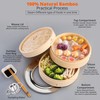 KITCHENCRUST Bamboo Steamer Basket for Chinese Asian Cuisine - 2