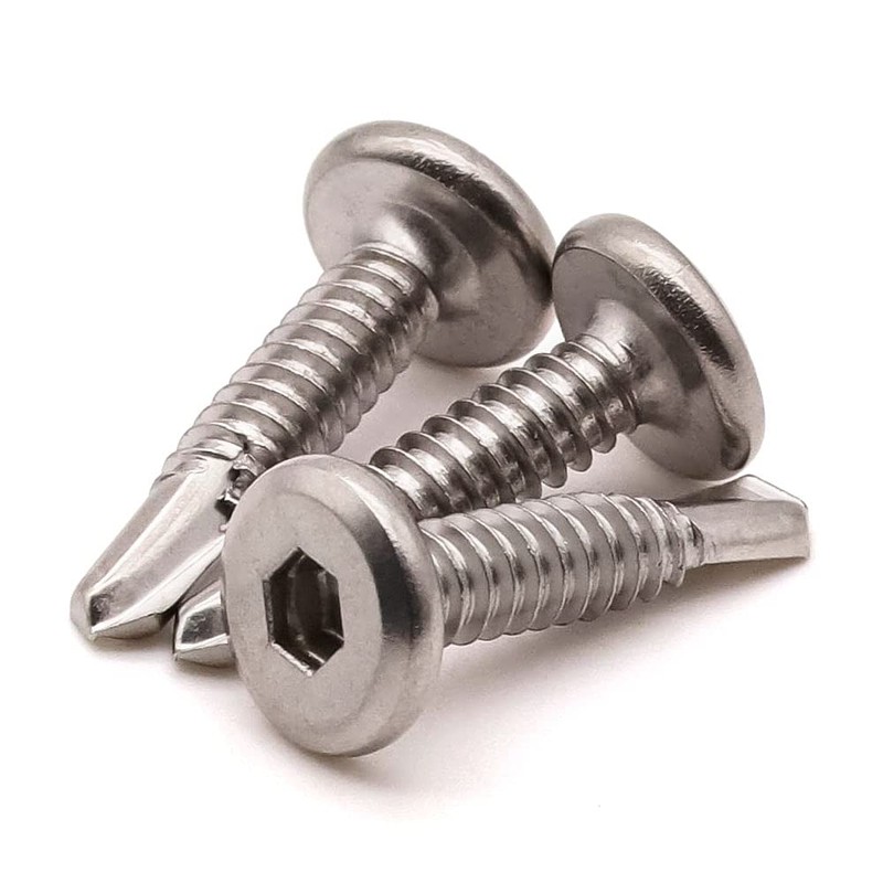 #12 x 2 (30 Pack) Flat Round Socket Head Cap
