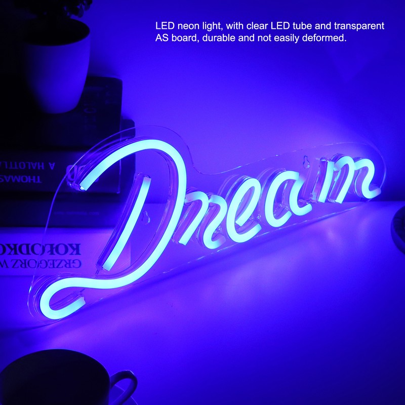 LED Neon Lamp Unique USB Powered Wall Neon Sign Party