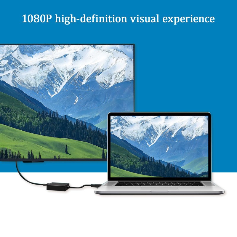 USB to HDMI Adapter, USB 3.0/2.0 to HDMI, Compatible with