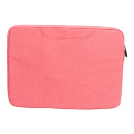 14.1‑15.4inch Laptop Hand Case Bag Metal Zipper Large Capacity Protective Laptop Sleeve Case Pink