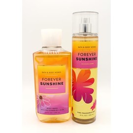 Generic Forever Sunshine, Bath and Body, Bundle Set of Fine Fragrance Mist and Body Wash Shower Gel