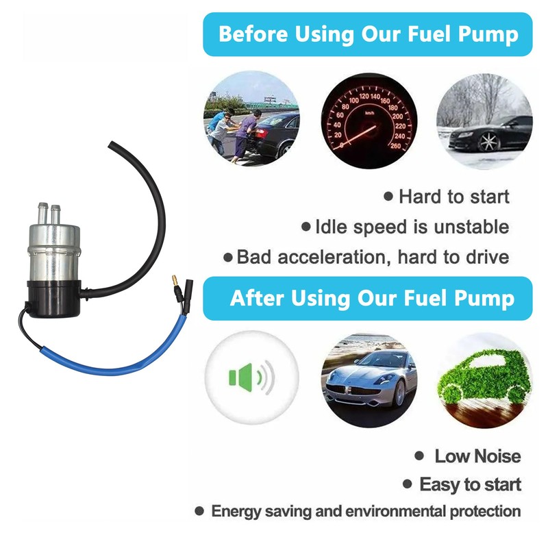 Yezoauto Fuel Pump for Kawasaki Mule 3020 01-03 / Mule