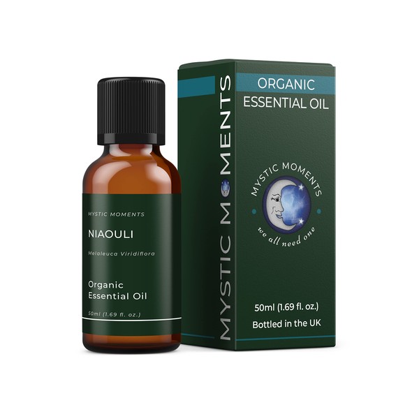 Mystic Moments Niaouli Organic Essential Oil – 50ml – 100% Pure