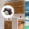 Pack of 2 Push Button Lock, Cabinet Lock Catch, Push