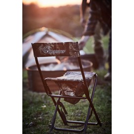 AMERISTEP Hunting Foldable Design Portable Lightweight High-Back Blind Chair with Backrest, Mossy Oak Break-up Country