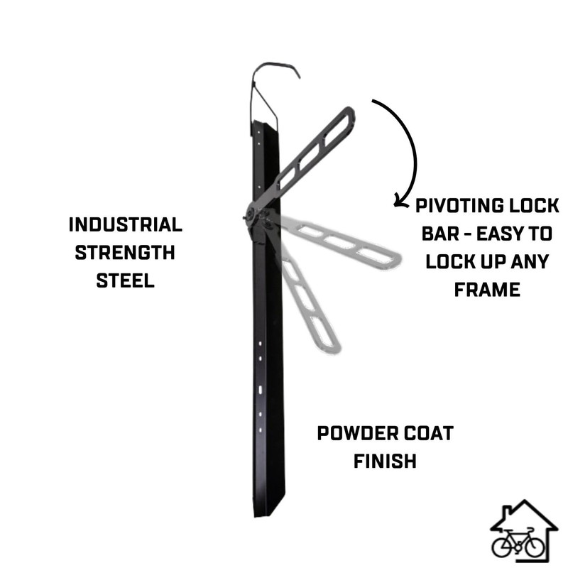 Saris Bike Trac Industrial Strength Vertical Bike Rack, Space Saving